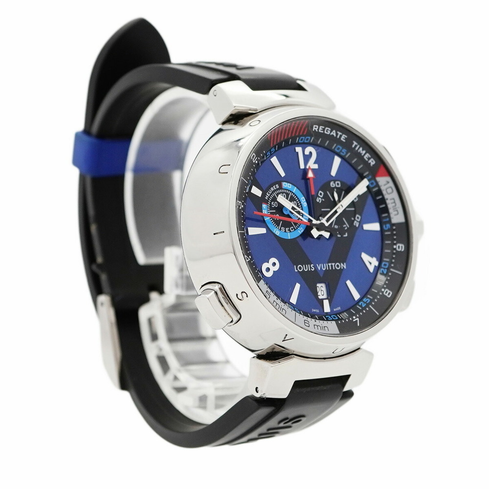 Louis Vuitton Tambour Q102D Navy Dial Men's Watch - Picture 3 of 10